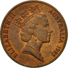 Coin, Australia, Elizabeth II, 2 Cents, 1985, EF(40-45), Bronze, KM:79