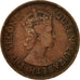Moneda, Mauricio, Elizabeth II, 5 Cents, 1978, MBC, Bronce, KM:34
