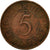 Monnaie, Mauritius, Elizabeth II, 5 Cents, 1978, TTB, Bronze, KM:34