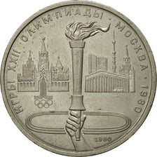 Coin, Russia, Rouble, 1980, EF(40-45), Copper-nickel, KM:178