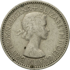 Coin, Great Britain, Elizabeth II, Shilling, 1953, EF(40-45), Copper-nickel