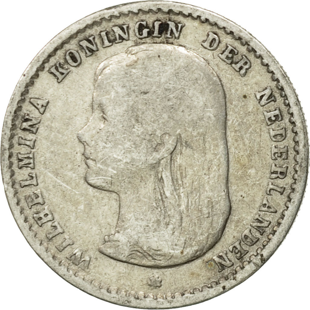 Coin, Netherlands, Wilhelmina I, 10 Cents, 1992, VF(20-25), Silver, KM:116