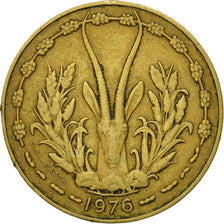 Coin, West African States, 10 Francs, 1976, EF(40-45), Aluminum-Nickel-Bronze