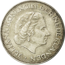 Moneta, Paesi Bassi, Juliana, 2-1/2 Gulden, 1964, BB, Argento, KM:185