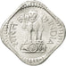 Coin, INDIA-REPUBLIC, Rupee, 1980, EF(40-45), Stainless Steel, KM:92.1