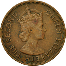 Coin, Mauritius, Elizabeth II, 5 Cents, 1975, EF(40-45), Bronze, KM:34