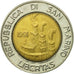 Moneta, San Marino, 500 Lire, 1991, BB, Bi-metallico, KM:269