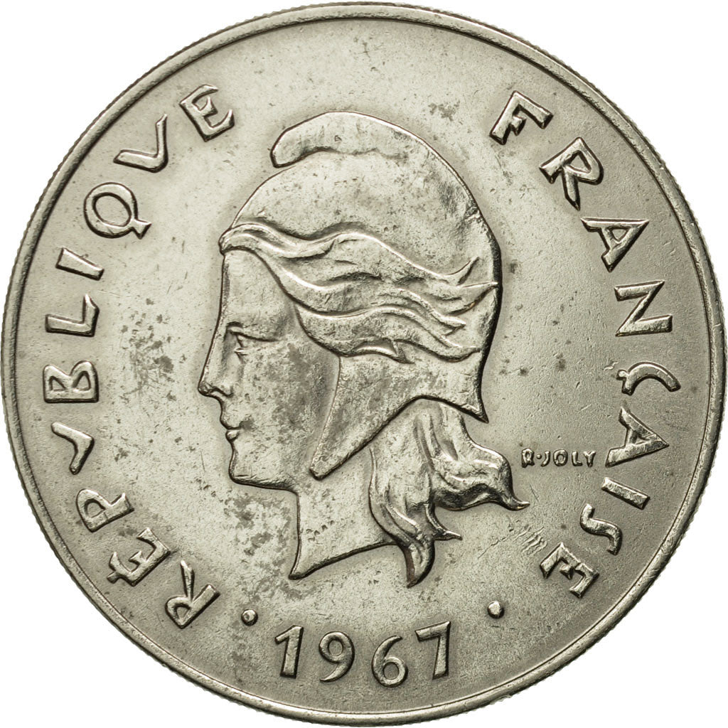 Monnaie, Nouvelle-Calédonie, 50 Francs, 1967, Paris, TTB, Nickel, KM:7