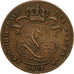 Coin, Belgium, Leopold II, Centime, 1901, EF(40-45), Copper, KM:33.2