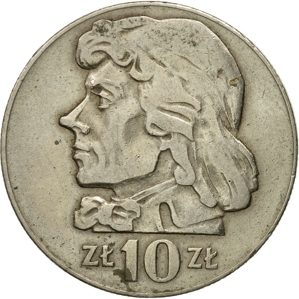 Coin, Poland, 10 Zlotych, 1970, Warsaw, EF(40-45), Copper-nickel, KM:50a