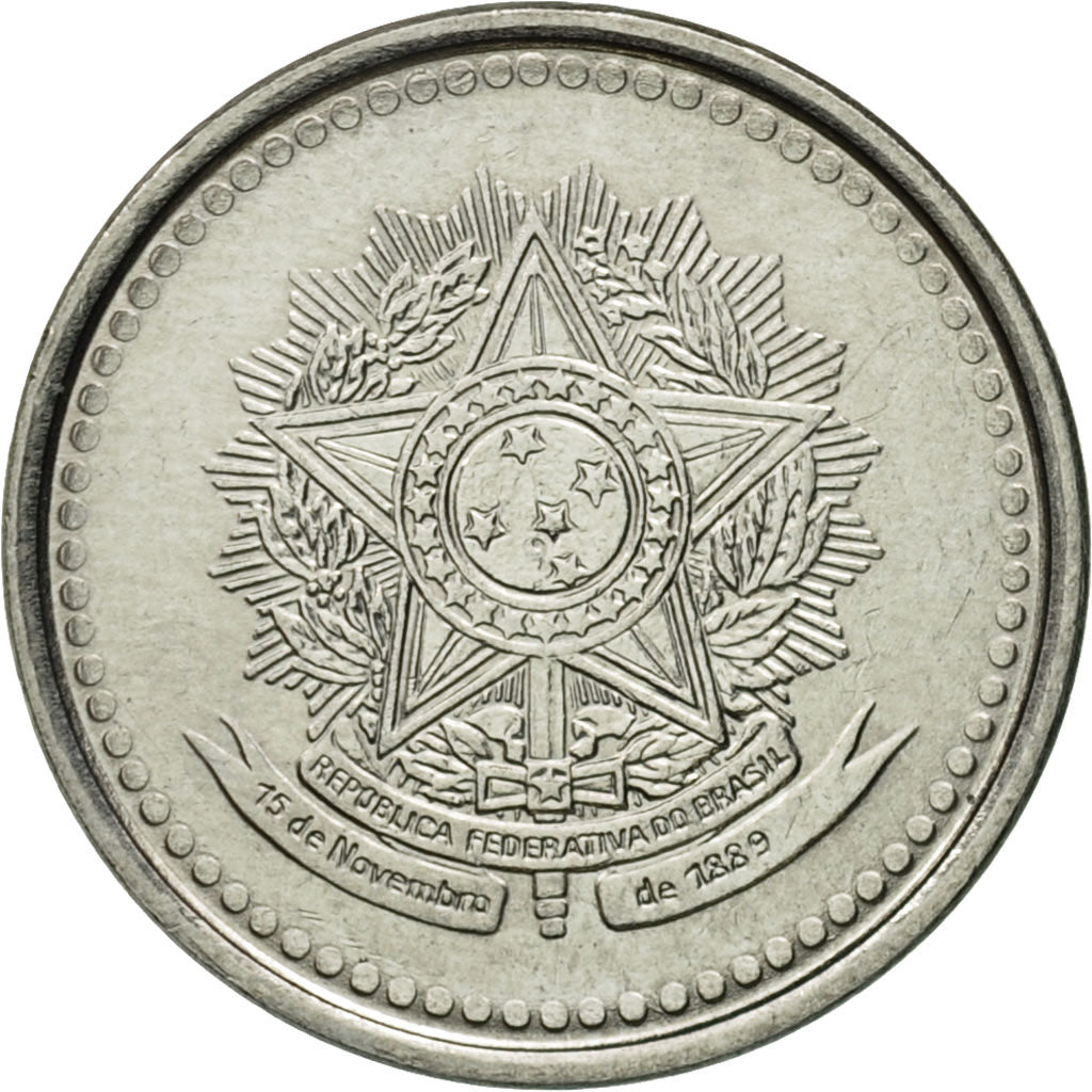 Coin, Brazil, 20 Centavos, 1987, EF(40-45), Stainless Steel, KM:603