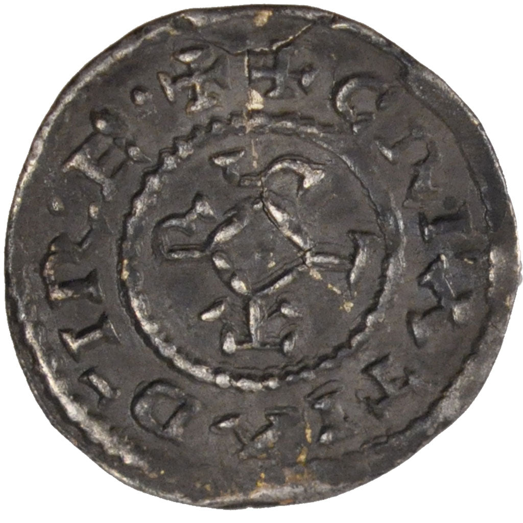 FRANCE, Denarius, Saint Quentin, AU(50-53), Silver, Depeyrot #906, 1.68