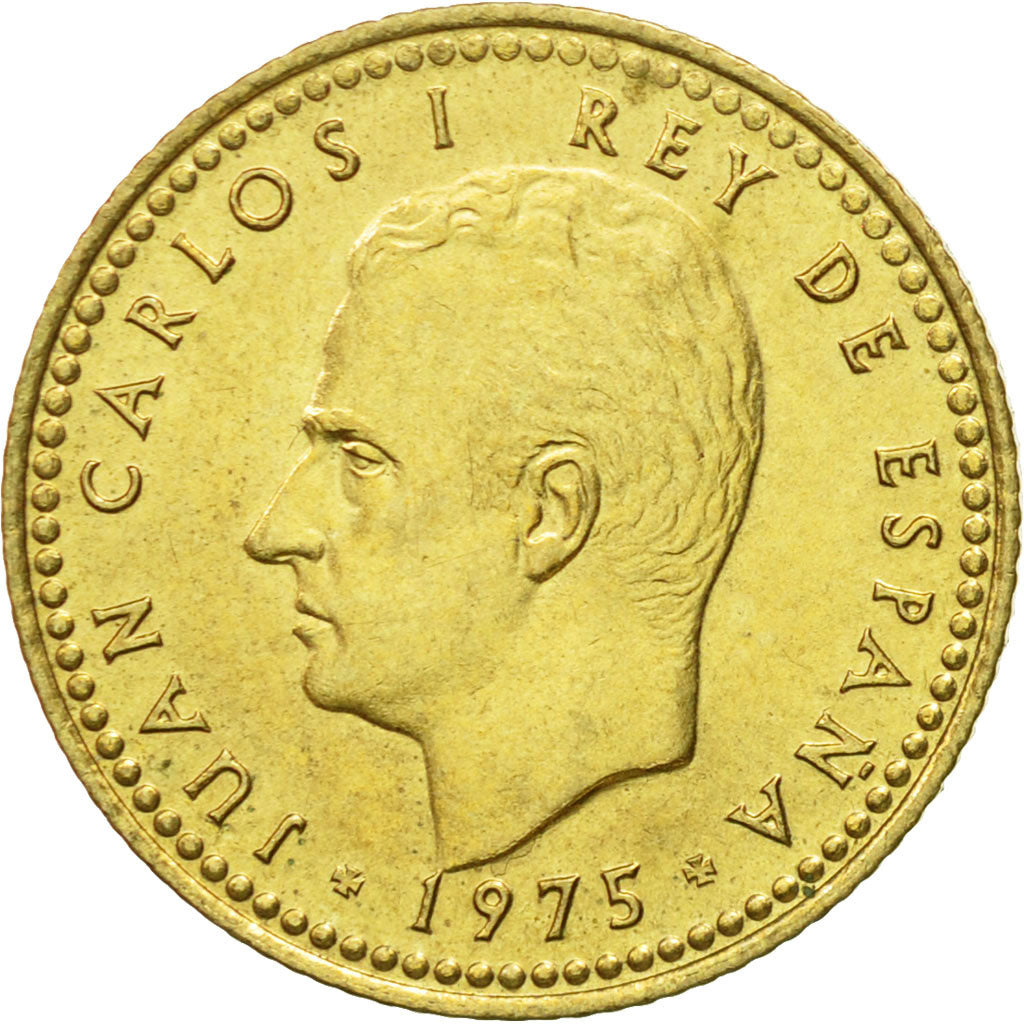 Monnaie, Espagne, Juan Carlos I, Peseta, 1975, TTB, Aluminum-Bronze, KM:806