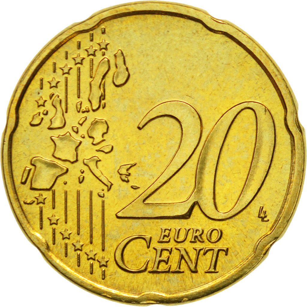 Nederland, 20 Euro Cent, 2003, FDC, Tin, KM:238