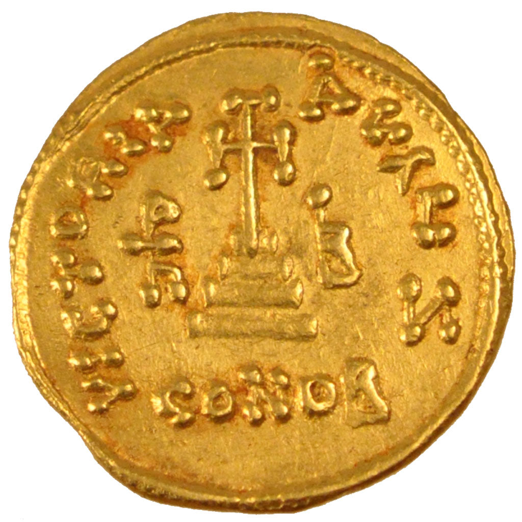 Coin, Heraclius 610-641, Solidus, Constantinople, AU(50-53), Gold