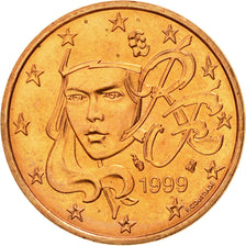 France, 5 Euro Cent, 1999, FDC, Copper Plated Steel, KM:1284