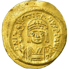 Coin, Justin II, Solidus, Constantinople, AU(50-53), Gold, Sear:345