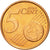 Finlandia, 5 Euro Cent, 2001, Vantaa, MS(65-70), Miedź platerowana stalą