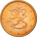 Finland, 5 Euro Cent, 2004, FDC, Copper Plated Steel, KM:100