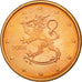 Finland, 5 Euro Cent, 2004, MS(65-70), Copper Plated Steel, KM:100