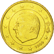 Belgium, 50 Euro Cent, 1999, MS(65-70), Brass, KM:229