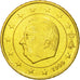 Belgium, 50 Euro Cent, 1999, MS(65-70), Brass, KM:229