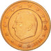 Belgien, 2 Euro Cent, 2003, UNZ, Copper Plated Steel, KM:225