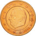 Belgium, 2 Euro Cent, 2003, MS(63), Copper Plated Steel, KM:225