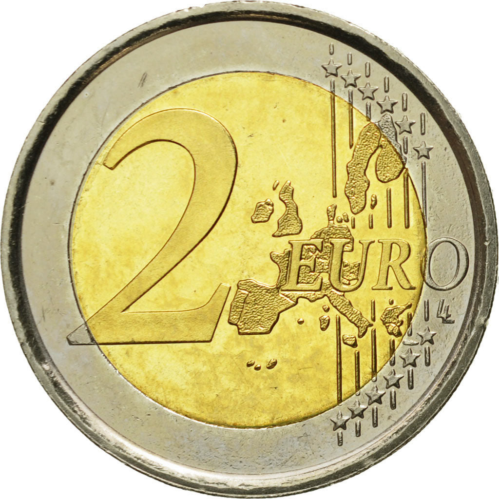 Spain, 2 Euro, 2002, MS(65-70), Bi-Metallic, KM:1047