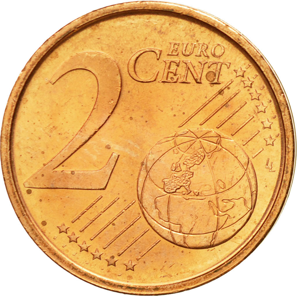 Spain, 2 Euro Cent, 1999, MS(63), Copper Plated Steel, KM:1041