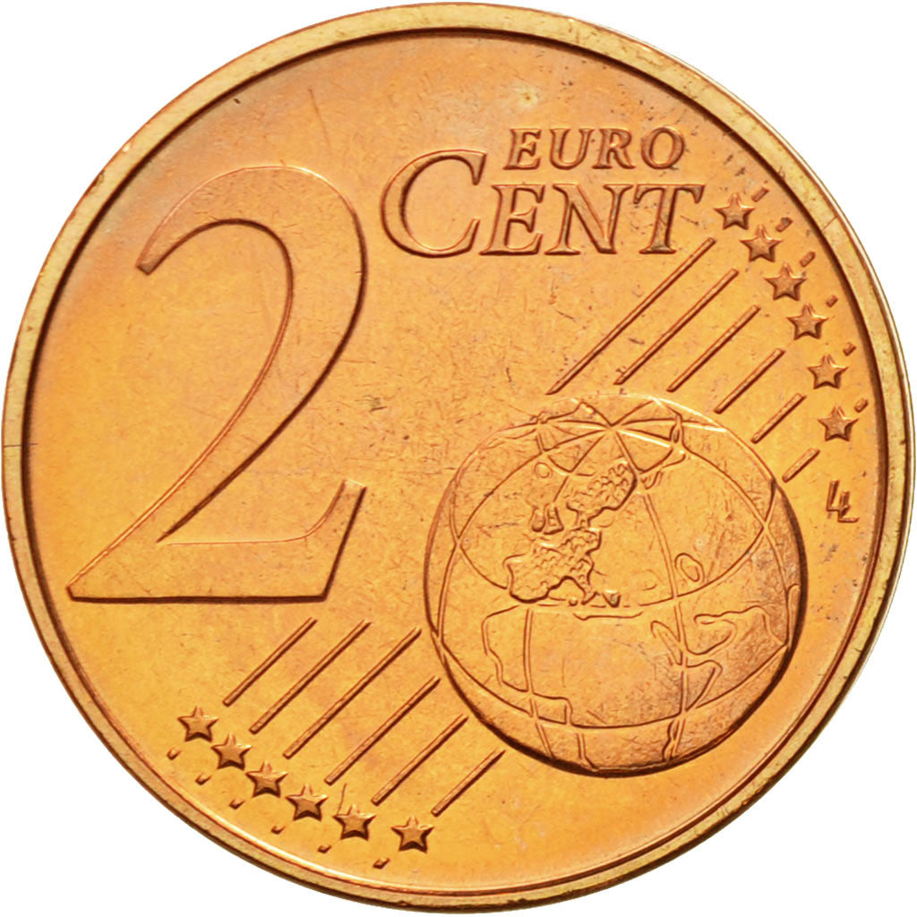 Austria, 2 Euro Cent, 2004, MS(65-70), Copper Plated Steel, KM:3083