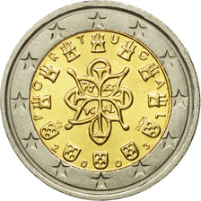 Portogallo, 2 Euro, 2003, FDC, Bi-metallico, KM:747
