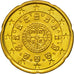 Portugal, 20 Euro Cent, 2003, Lisbon, MS(65-70), Mosiądz, KM:744