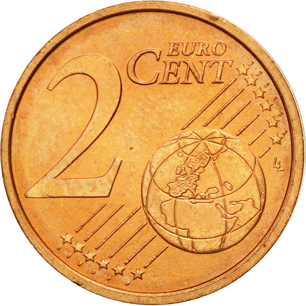 Portugal, 2 Euro Cent, 2004, MS(65-70), Copper Plated Steel, KM:741