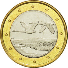 Finland, Euro, 2001, MS(65-70), Bi-Metallic, KM:104