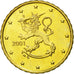 Finlandia, 10 Euro Cent, 2001, FDC, Latón, KM:101