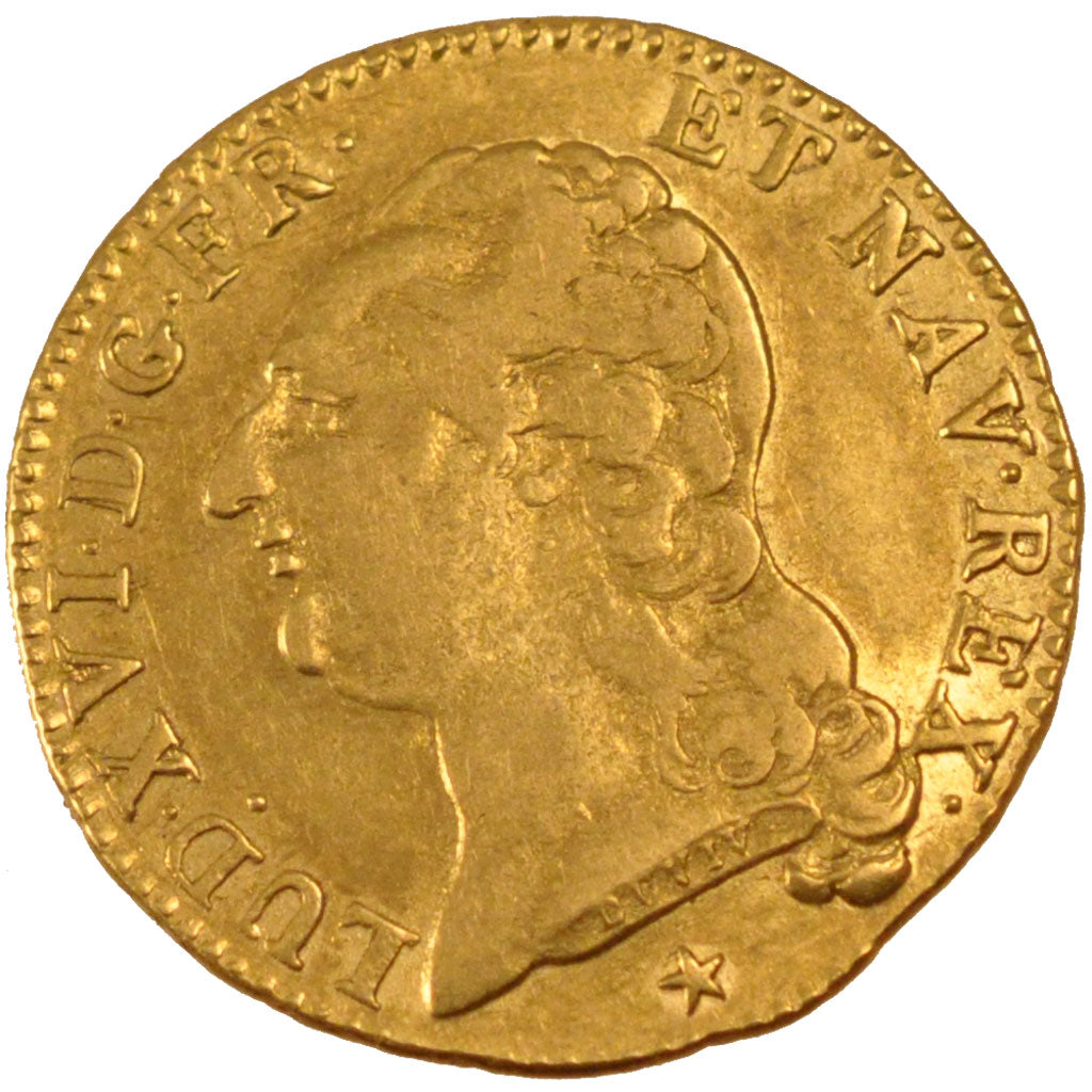 FRANCE, Louis d'Or, 1786, Lille, EF(40-45), Gold, Gadoury #361, 7.58