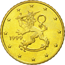 Finland, 50 Euro Cent, 1999, MS(65-70), Brass, KM:103
