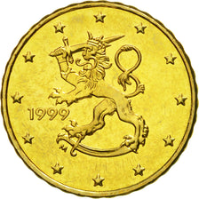 Finlandia, 10 Euro Cent, 1999, FDC, Latón, KM:101