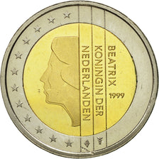 Netherlands, 2 Euro, 1999, MS(63), Bi-Metallic, KM:241