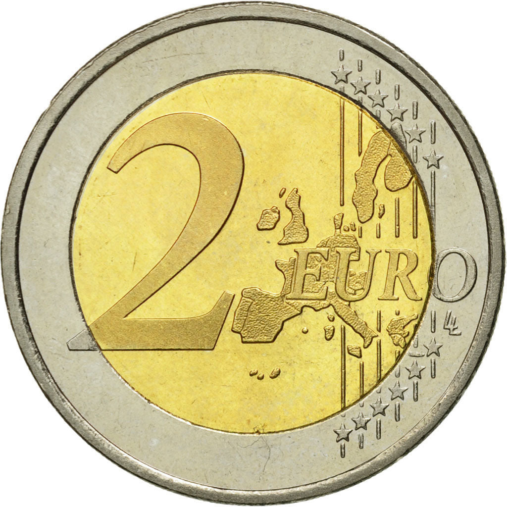 Netherlands, 2 Euro, 2001, MS(63), Bi-Metallic, KM:241