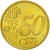 Holandia, 50 Euro Cent, 2001, Utrecht, MS(63), Mosiądz, KM:239