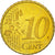 Países Bajos, 10 Euro Cent, 2001, SC, Latón, KM:237