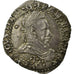Coin, France, Demi Franc, 1587, Limoges, AU(50-53), Silver, Sombart:4716