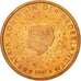 Netherlands, 2 Euro Cent, 2001, MS(63), Copper Plated Steel, KM:235