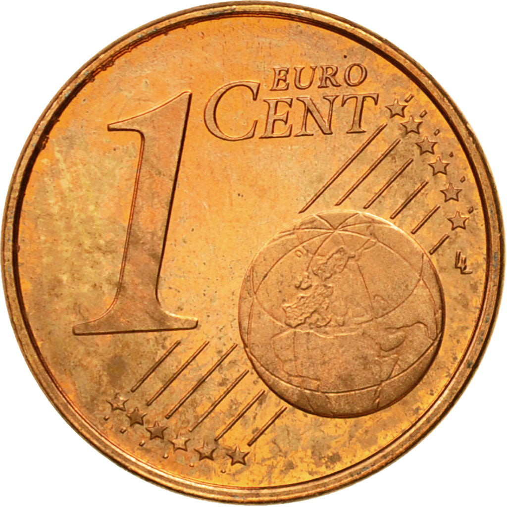 Netherlands, Euro Cent, 2001, MS(63), Copper Plated Steel, KM:234