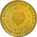 Niederlande, 10 Euro Cent, 1999, UNZ, Messing, KM:237
