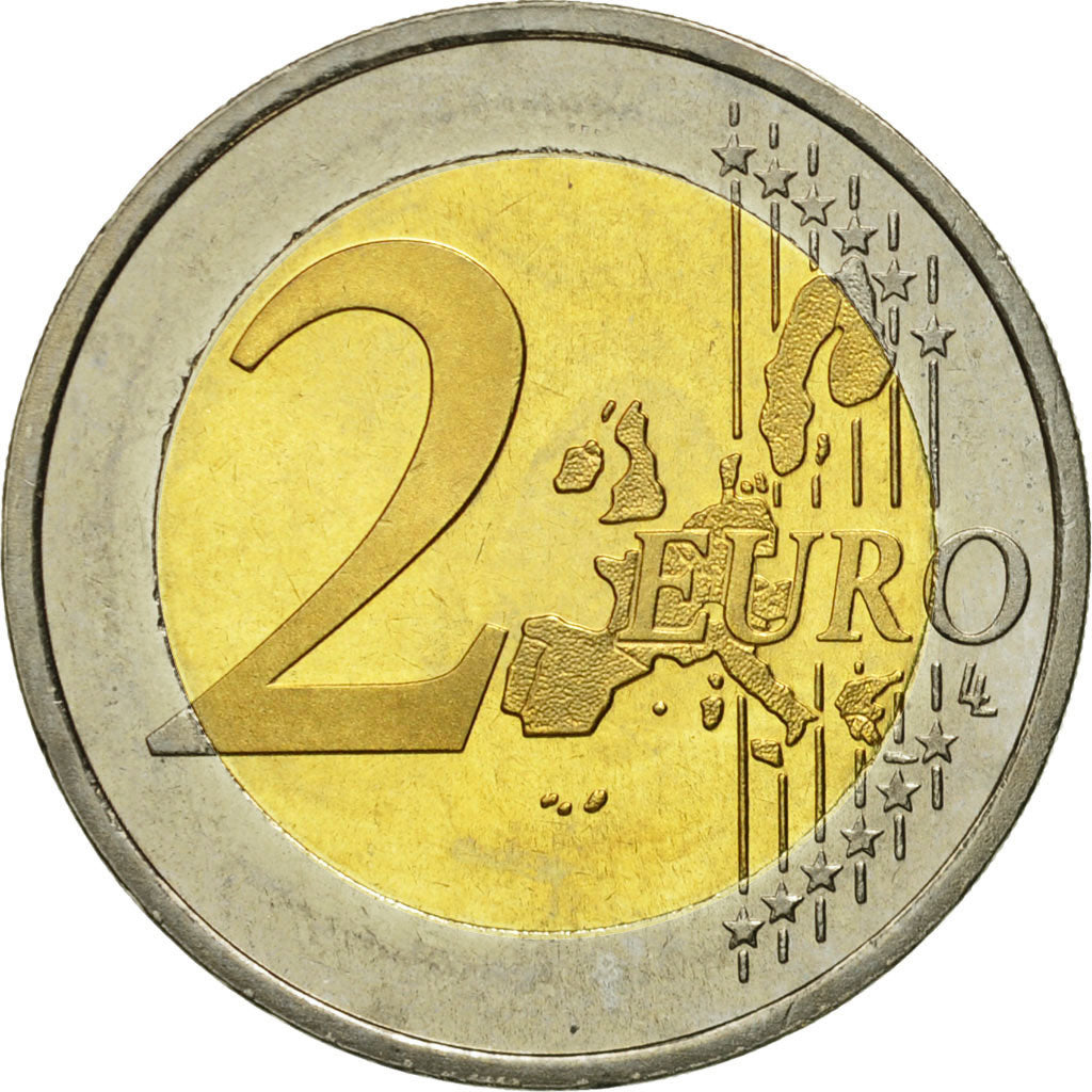 Netherlands, 2 Euro, 2002, MS(63), Bi-Metallic, KM:241