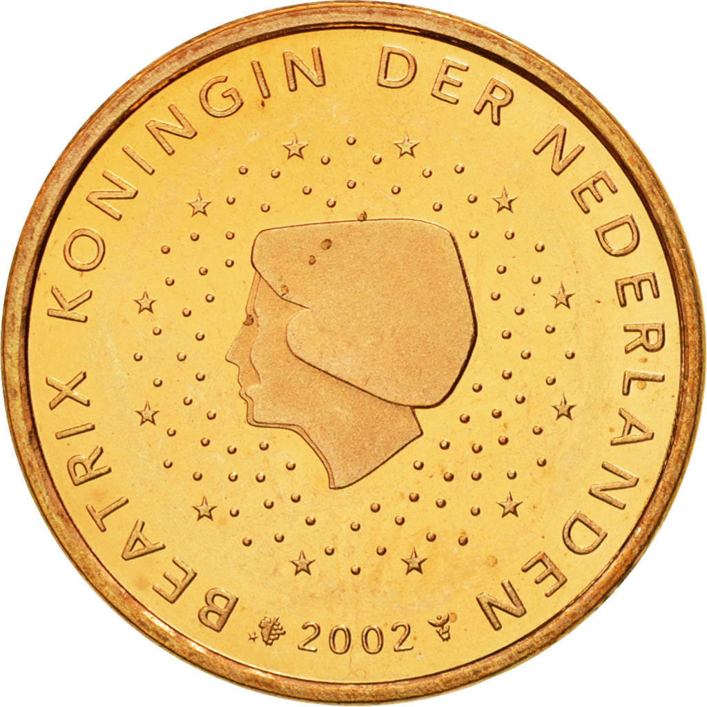 Netherlands, 5 Euro Cent, 2002, MS(65-70), Copper Plated Steel, KM:236