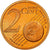 Francja, 2 Euro Cent, 2000, Paris, MS(65-70), Miedź platerowana stalą, KM:1283